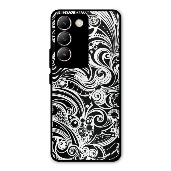 Maori Art Design Abstract Metal Back Case for Vivo Y200e
