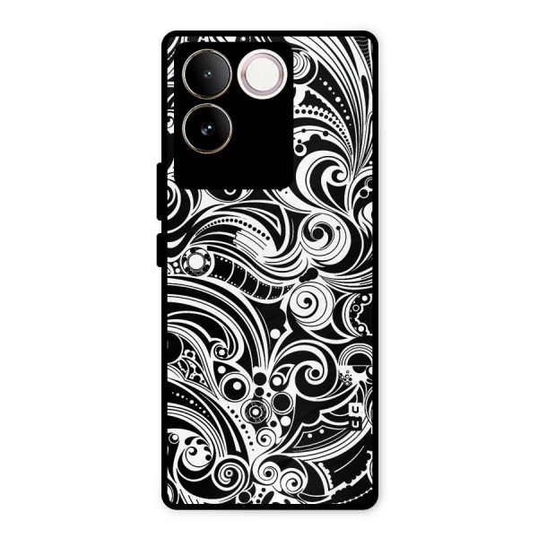 Maori Art Design Abstract Metal Back Case for iQOO Z7 Pro