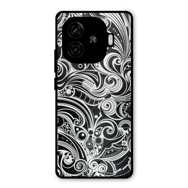 Maori Art Design Abstract Metal Back Case for iQOO Z9 Turbo