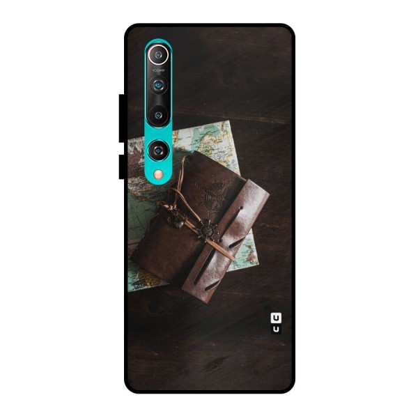 Map Journal Metal Back Case for Mi 10