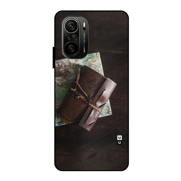 Map Journal Metal Back Case for Mi 11X Pro