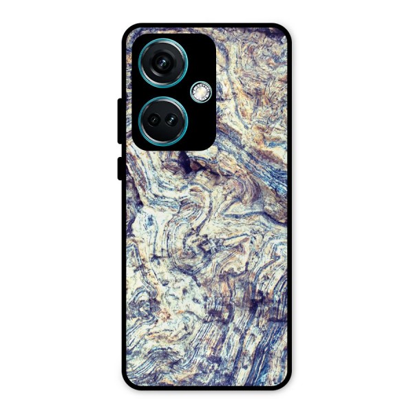 Marble Pattern Metal Back Case for OnePlus Nord CE 3 5G