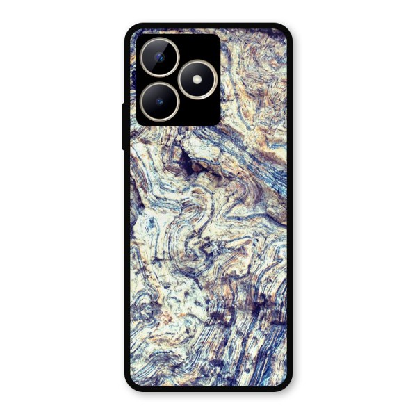 Marble Pattern Metal Back Case for Realme C53