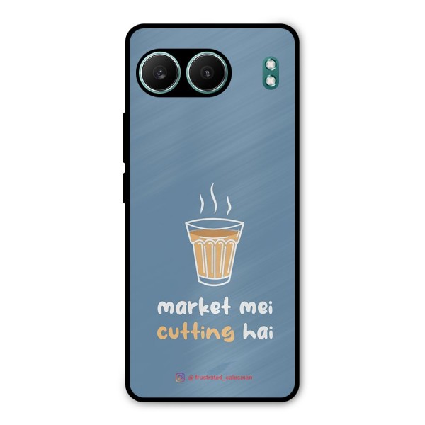 Market Mei Cutting Hai SteelBlue Metal Back Case for OnePlus Nord 4