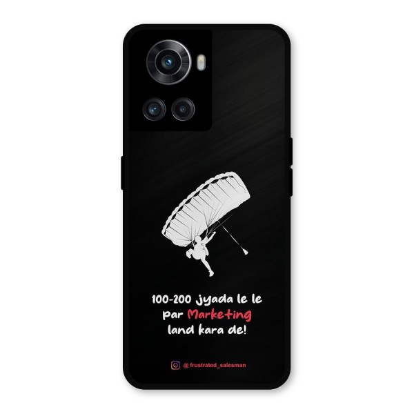 Marketing Land Kara De Black Metal Back Case for OnePlus 10R