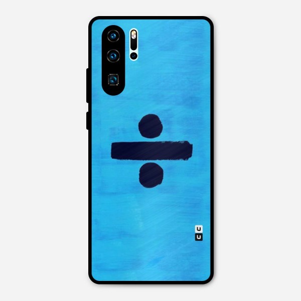 Math And Blue Metal Back Case for Huawei P30 Pro