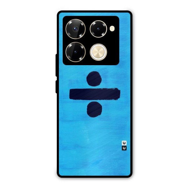 Math And Blue Metal Back Case for Infinix Note 40 Pro