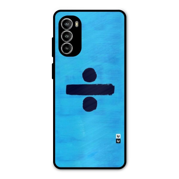 Math And Blue Metal Back Case for Moto G82
