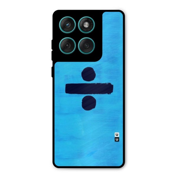Math And Blue Metal Back Case for Motorola Edge 60