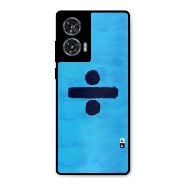 Math And Blue Metal Back Case for Motorola G96