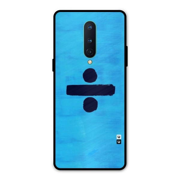 Math And Blue Metal Back Case for OnePlus 8