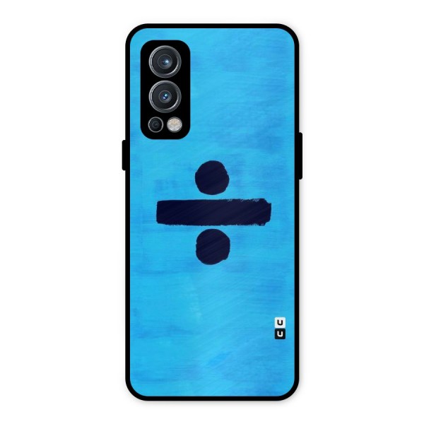 Math And Blue Metal Back Case for OnePlus Nord 2 5G
