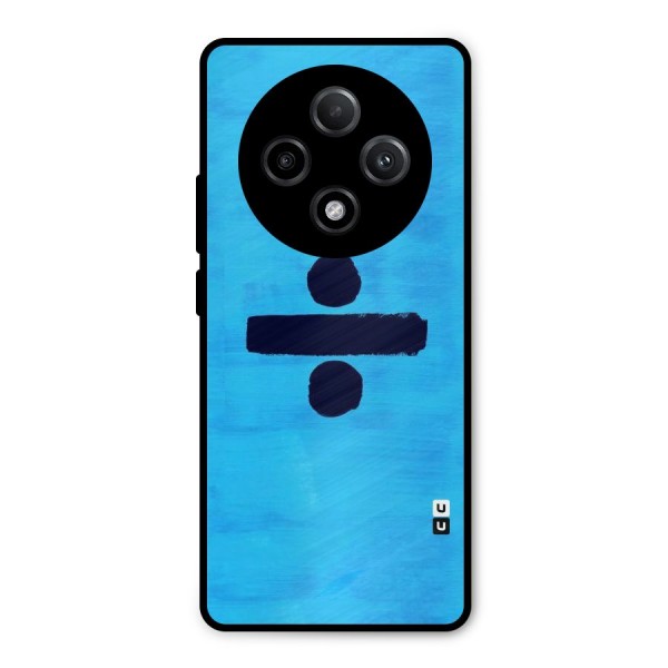 Math And Blue Metal Back Case for Oppo F27 Pro Plus