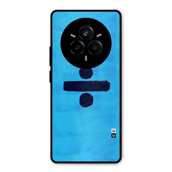 Math And Blue Metal Back Case for Realme 14 Pro