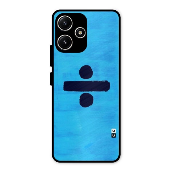 Math And Blue Metal Back Case for Redmi 12 5G