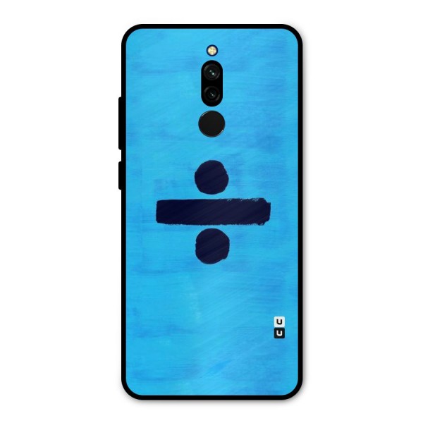 Math And Blue Metal Back Case for Redmi 8