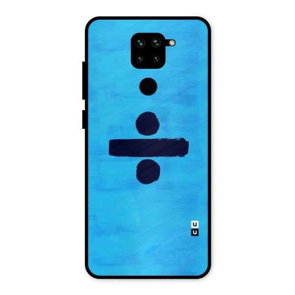 Math And Blue Metal Back Case for Redmi Note 9