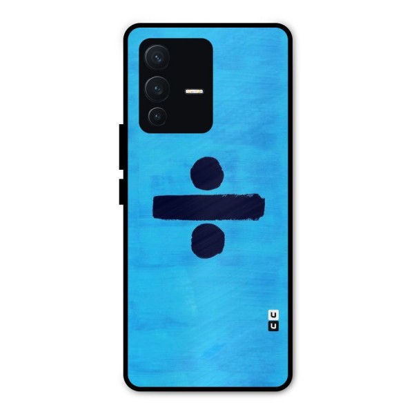 Math And Blue Metal Back Case for Vivo V23 Pro