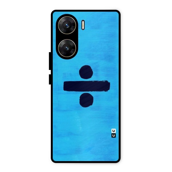 Math And Blue Metal Back Case for Vivo V29e