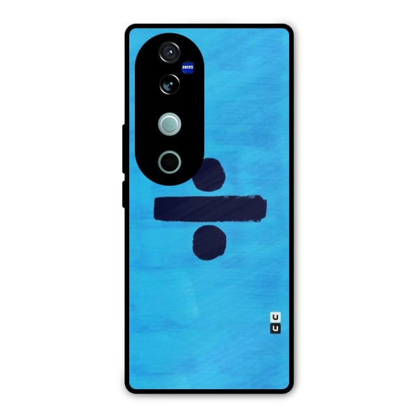 Math And Blue Metal Back Case for Vivo V40 Pro