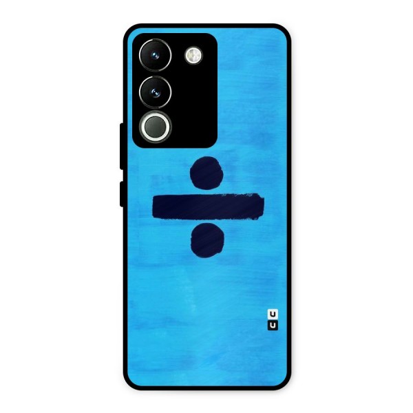 Math And Blue Metal Back Case for Vivo Y200