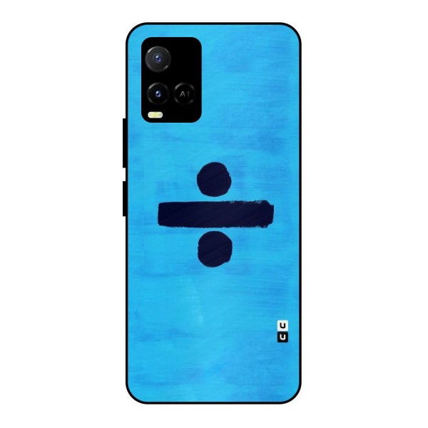 Math And Blue Metal Back Case for Vivo Y21T