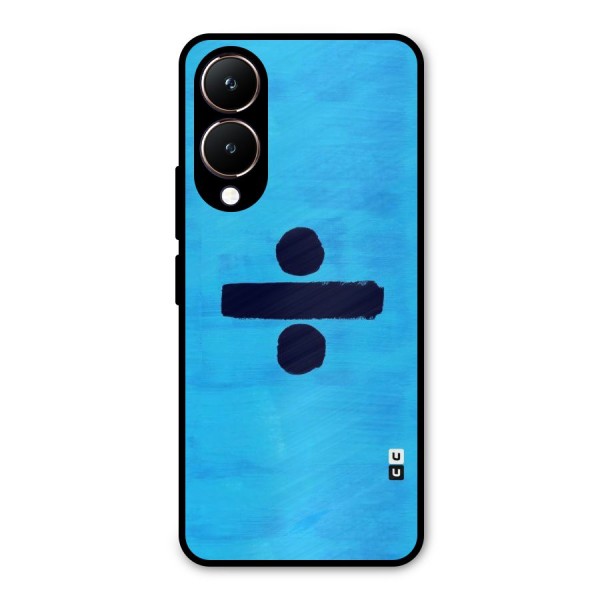 Math And Blue Metal Back Case for Vivo Y28