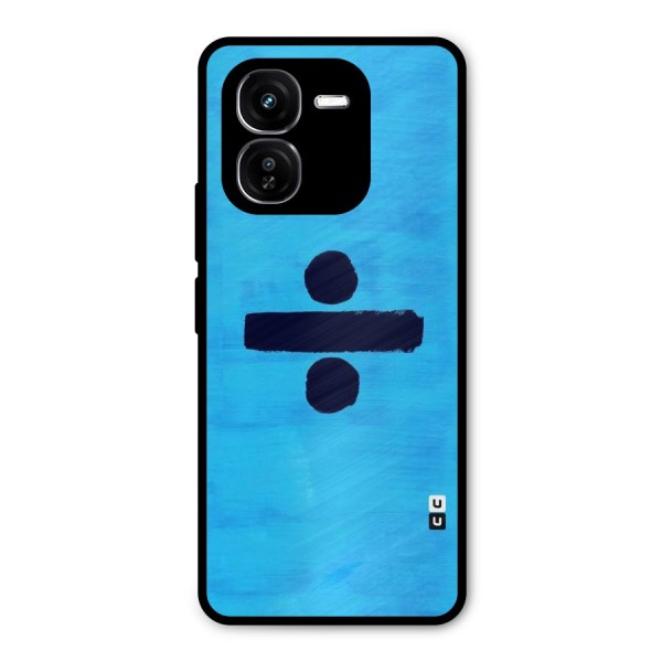Math And Blue Metal Back Case for iQOO Z9x