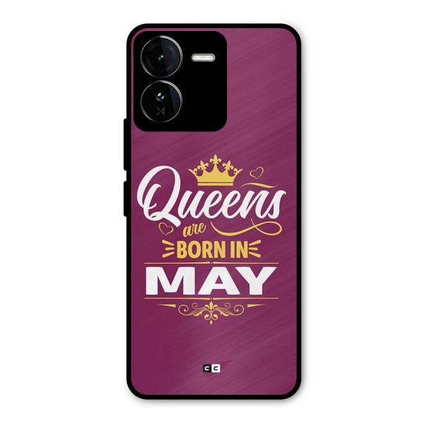 May Born Queens Metal Back Case for iQOO Z9