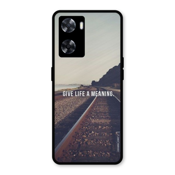 Meaning To Life Metal Back Case for Oppo A77