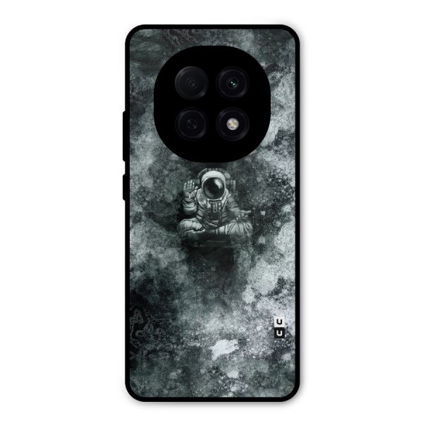 Meditating Spaceman Metal Back Case for Oppo F29 Pro
