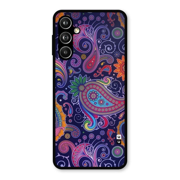 Mehendi Pattern Metal Back Case for Galaxy F54