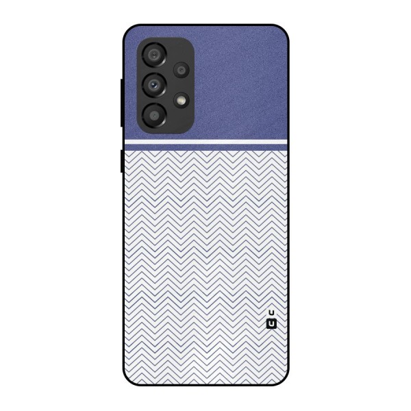 Melange Striped Pattern Metal Back Case for Galaxy A33 5G