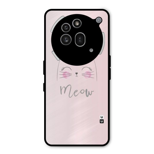 Meow Pink Metal Back Case for Nothing Phone 3a Pro