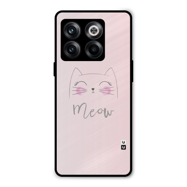 Meow Pink Metal Back Case for OnePlus 10T