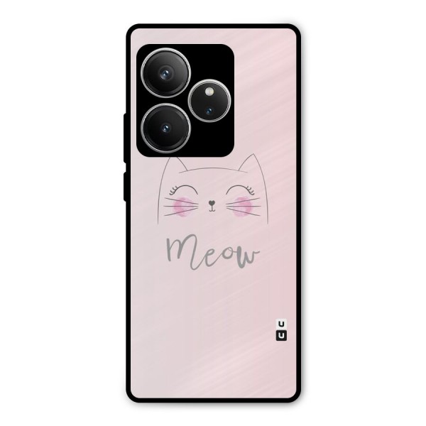 Meow Pink Metal Back Case for Realme GT 6