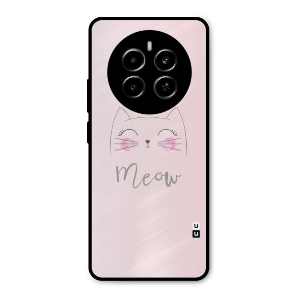 Meow Pink Metal Back Case for Realme P1