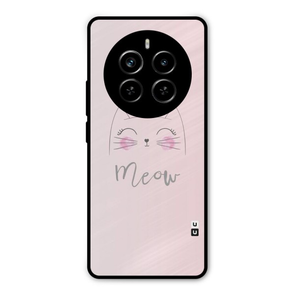 Meow Pink Metal Back Case for Realme P1 Pro