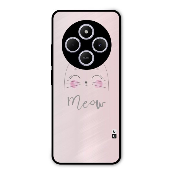 Meow Pink Metal Back Case for Redmi A4