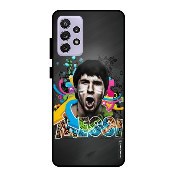 Messi For Argentina Metal Back Case for Galaxy A72