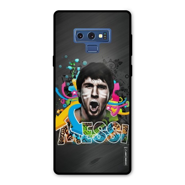 Messi For Argentina Metal Back Case for Galaxy Note 9