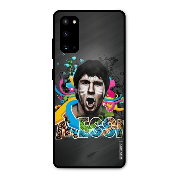 Messi For Argentina Metal Back Case for Galaxy S20