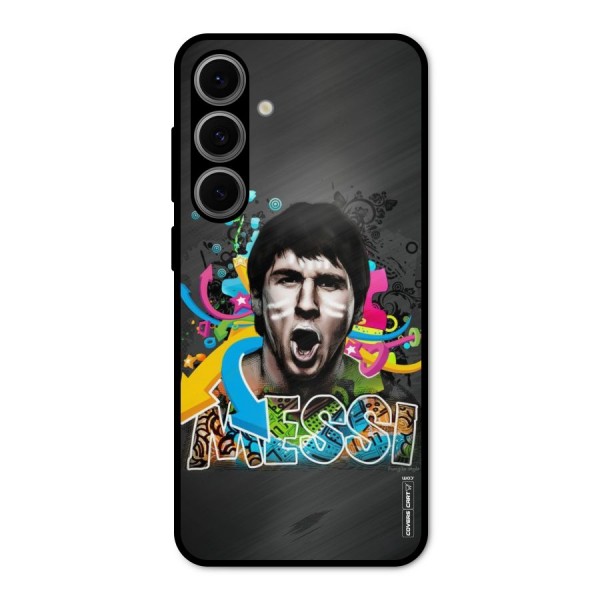 Messi For Argentina Metal Back Case for Galaxy S24 FE