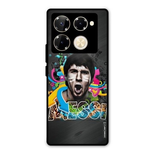 Messi For Argentina Metal Back Case for Infinix Note 40 Pro Plus