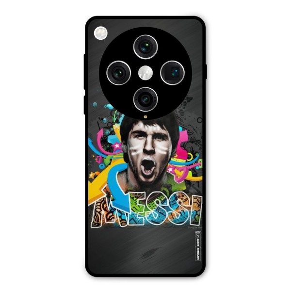 Messi For Argentina Metal Back Case for Oppo Find X8 Pro