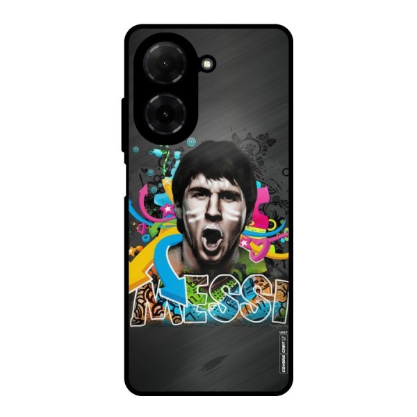 Messi For Argentina Metal Back Case for Poco C71