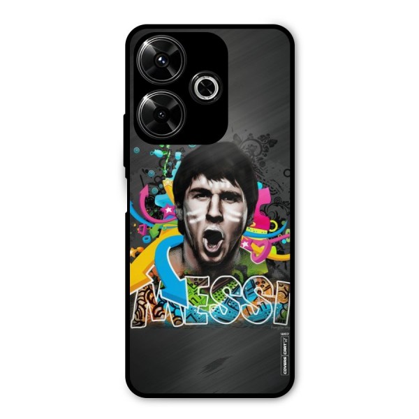 Messi For Argentina Metal Back Case for Redmi 13 5G