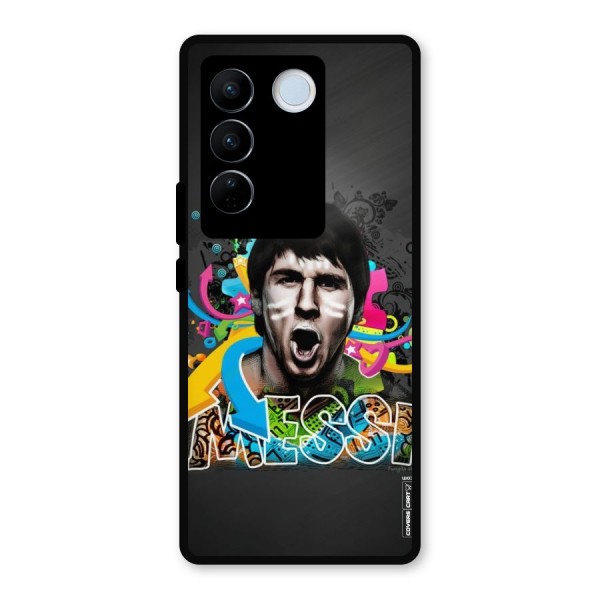 Messi For Argentina Metal Back Case for Vivo V27 Pro