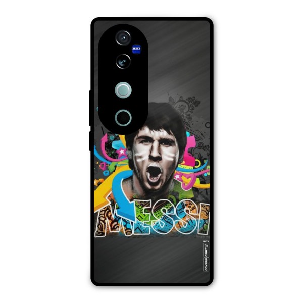 Messi For Argentina Metal Back Case for Vivo V40 Pro