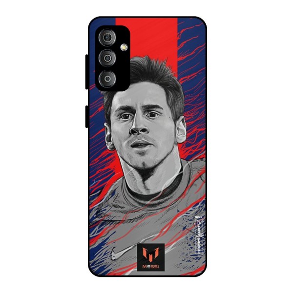 Messi For FCB Metal Back Case for Galaxy F23